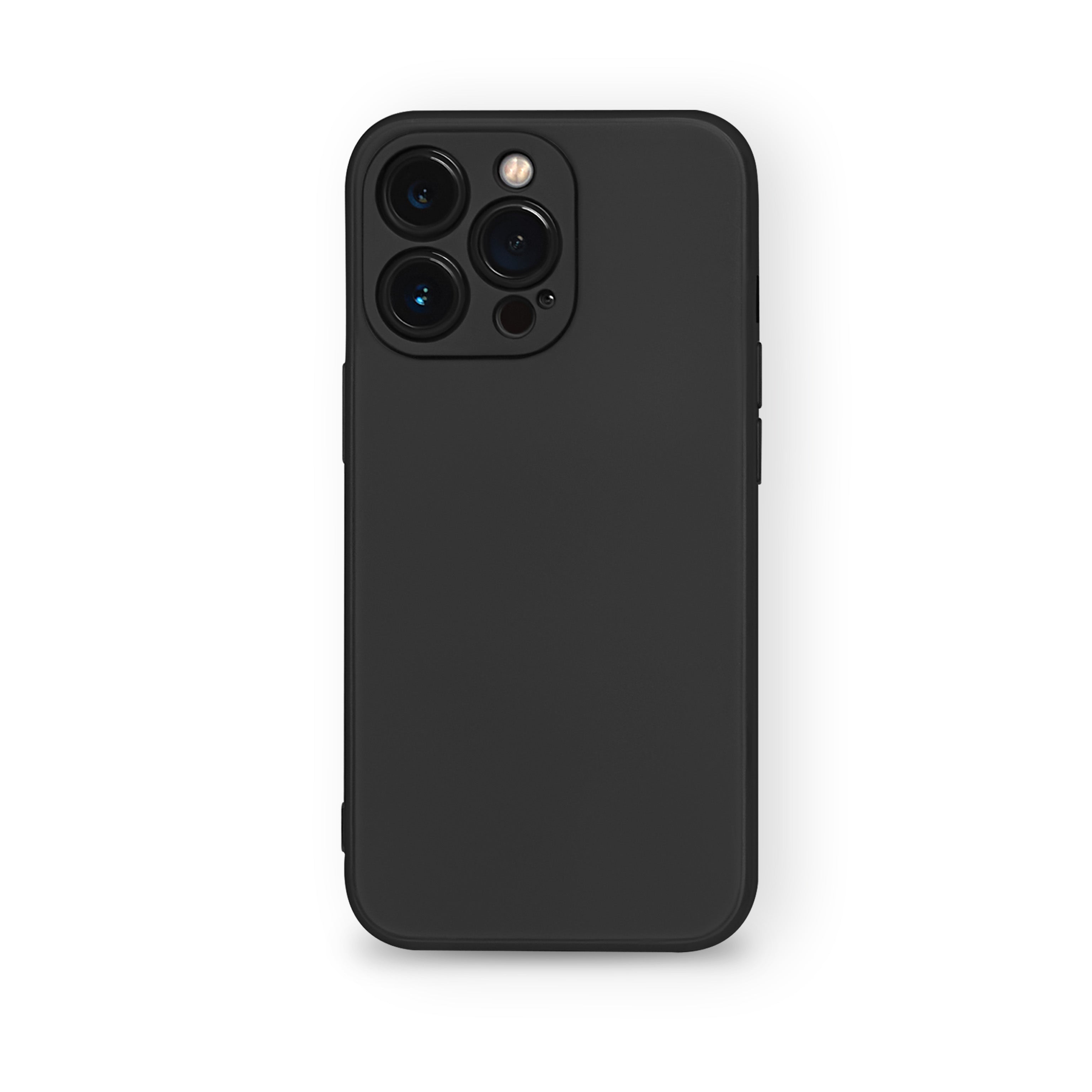 Czarny TPU (zabudowana kamera) etui do iPhone